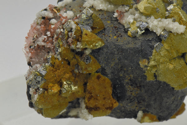 Chalcopyrite with Sphalerite and Dolomite Mineral Specimen - China