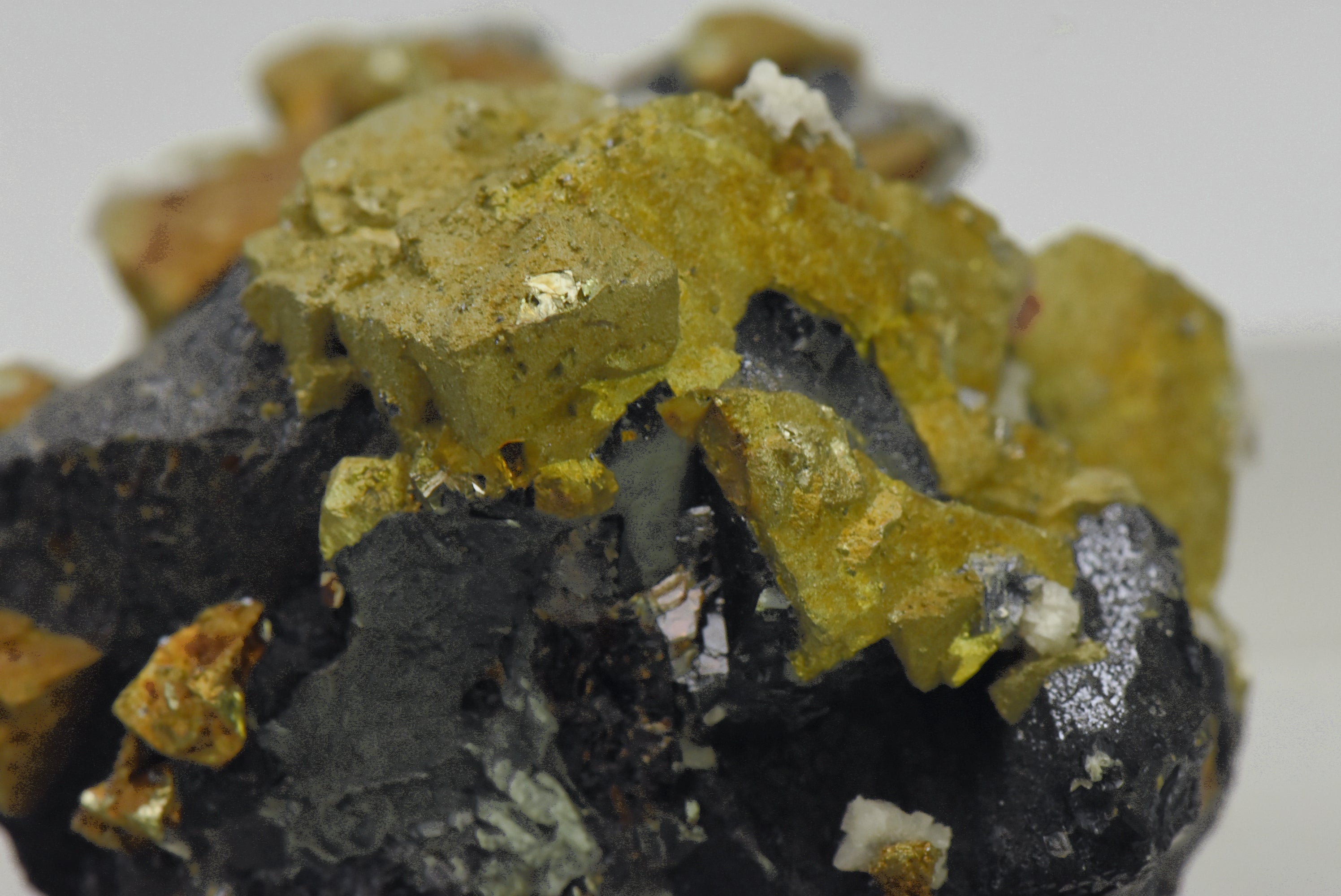 Chalcopyrite with Sphalerite and Dolomite Mineral Specimen - China
