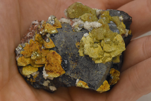 Chalcopyrite with Sphalerite and Dolomite Mineral Specimen - China