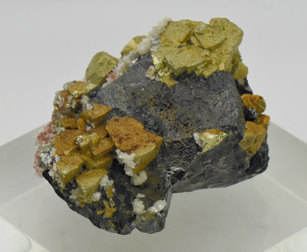 Chalcopyrite with Sphalerite and Dolomite Mineral Specimen - China