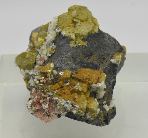 Chalcopyrite with Sphalerite and Dolomite Mineral Specimen - China