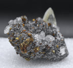 Calcite and Chalcopyrite Mineral Specimen - Missouri, USA