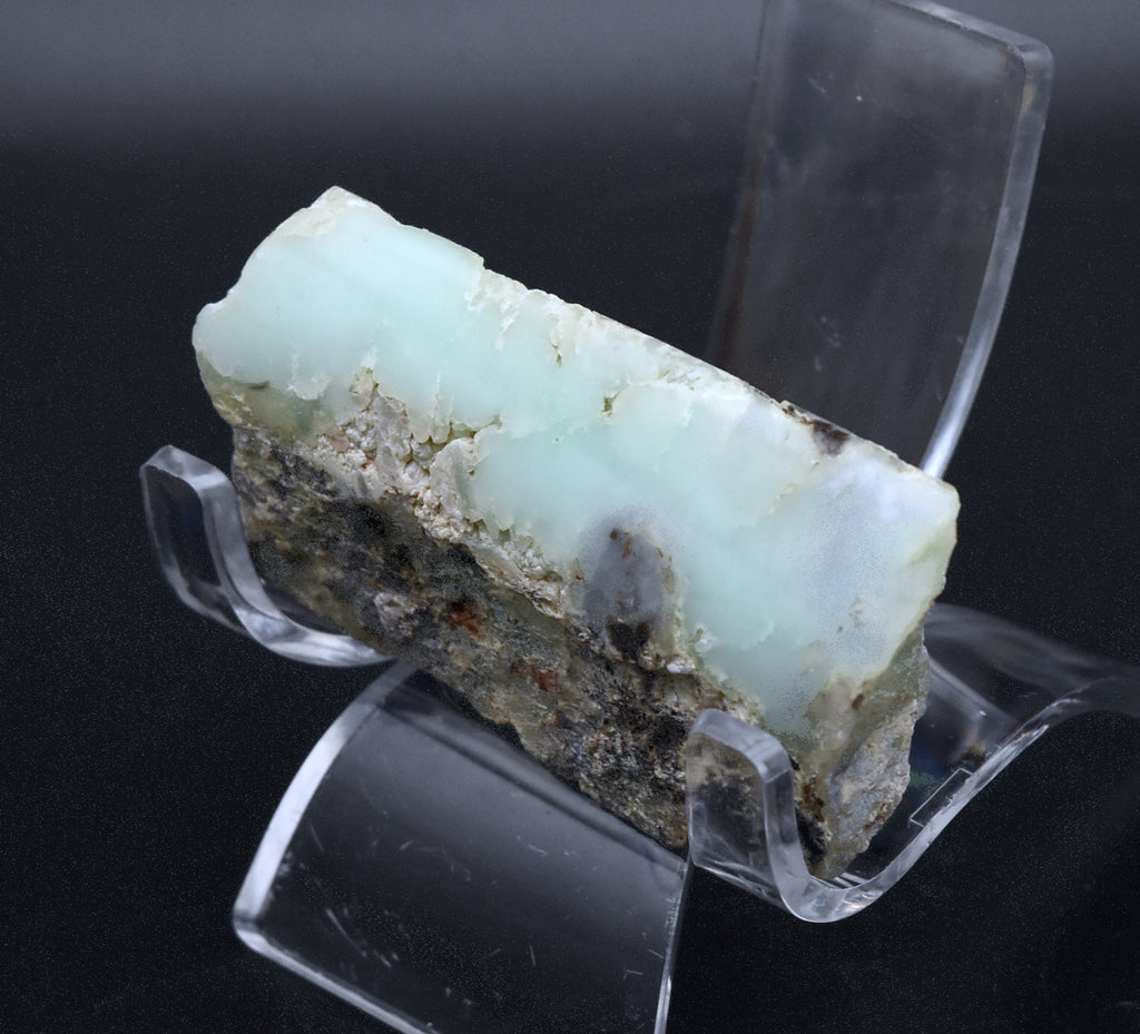 Partially Polished Chrysoprase Specimen - Poland