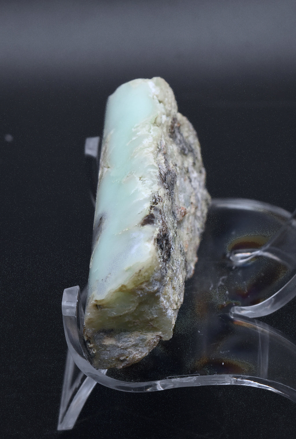 Partially Polished Chrysoprase Specimen - Poland