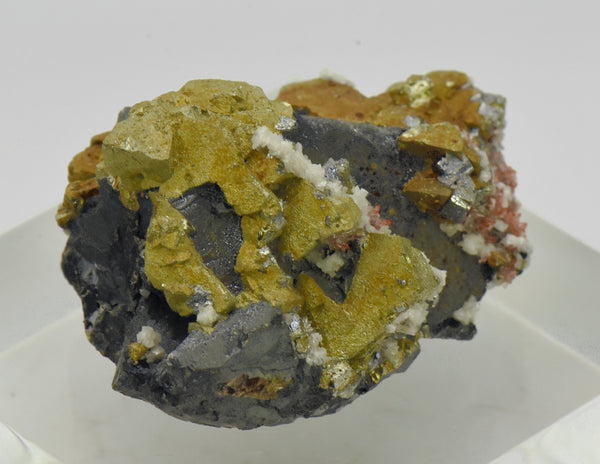 Chalcopyrite with Sphalerite and Dolomite Mineral Specimen - China