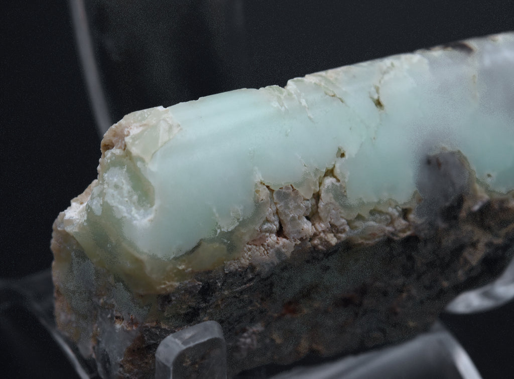 Partially Polished Chrysoprase Specimen - Poland