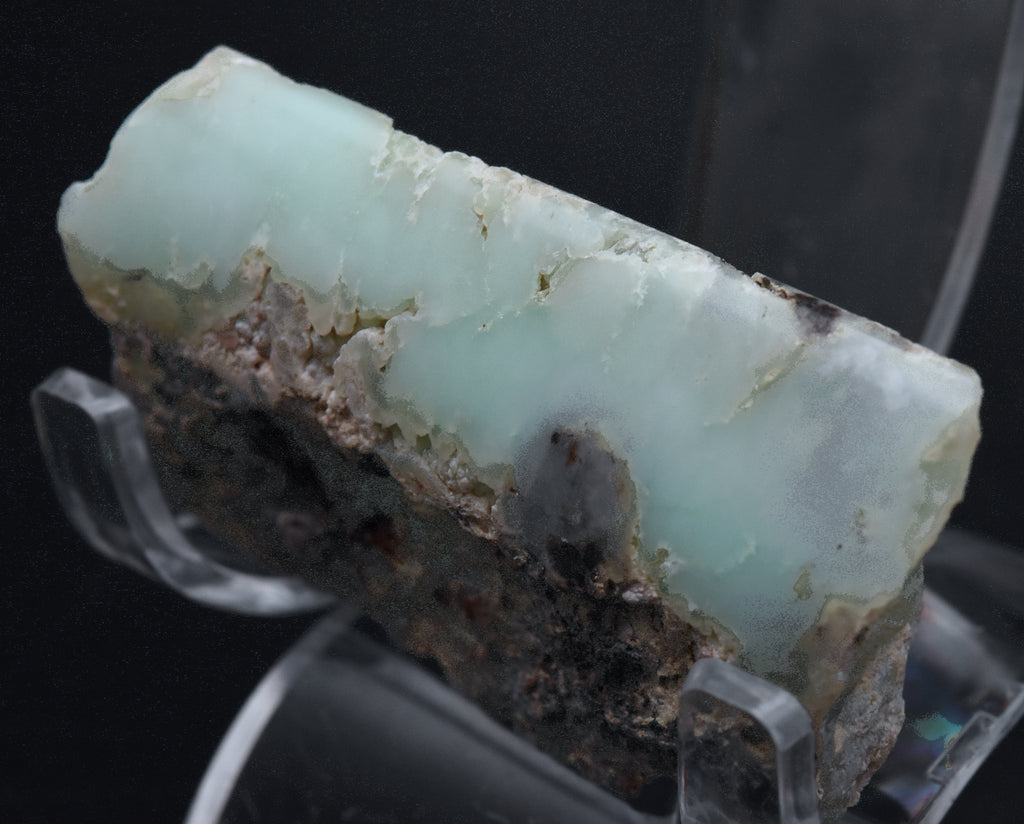 Partially Polished Chrysoprase Specimen - Poland