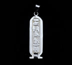 Vintage Sterling Silver Ancient Egyptian Cartouche Pendant