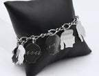 Vintage Sterling Silver Charm Bracelet