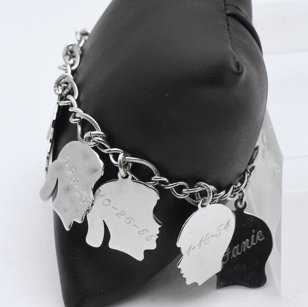 Vintage Sterling Silver Charm Bracelet
