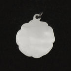 Vintage Silver Tone Metal Cheerleader Charm