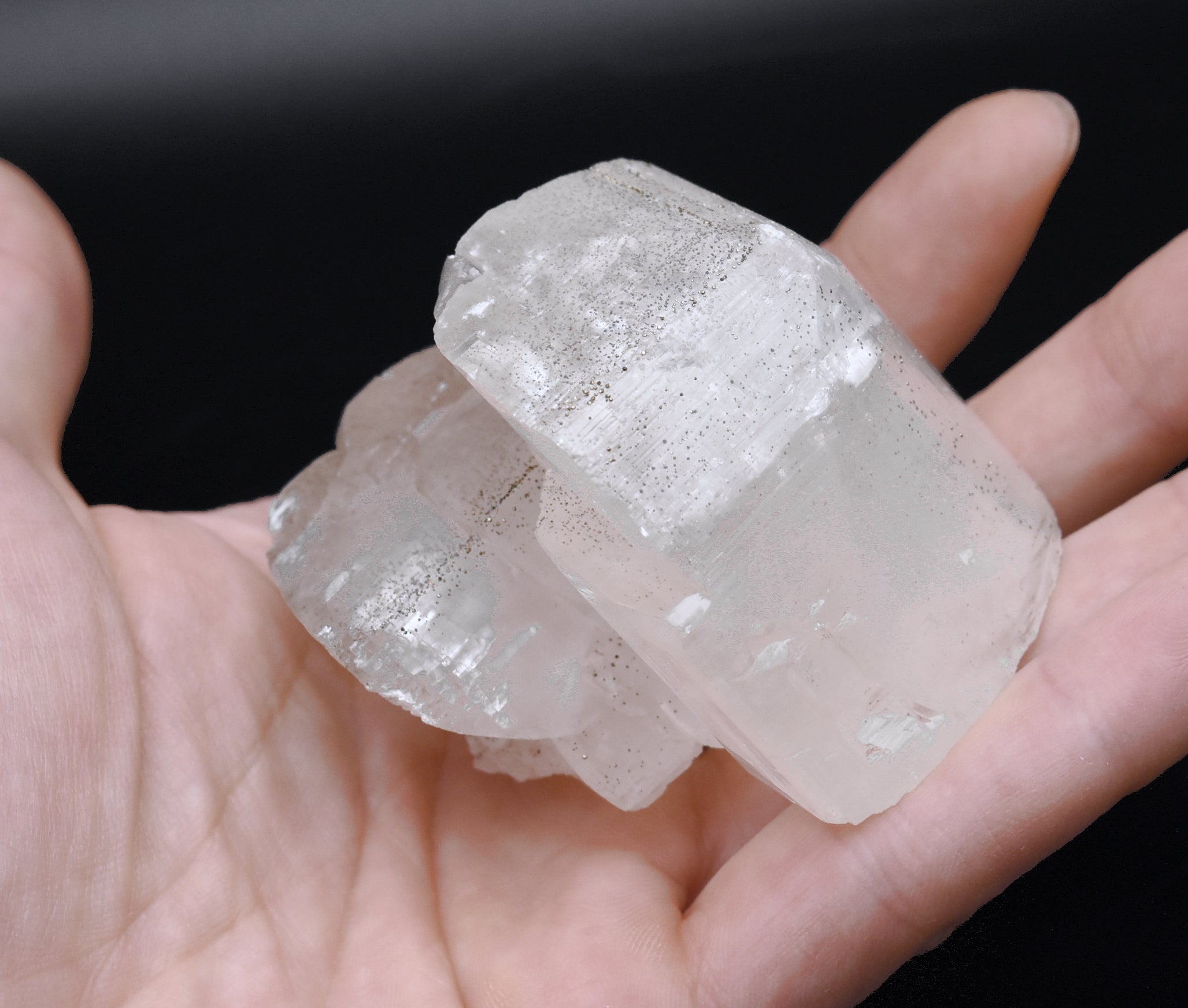 Calcite with Pyrite Crystal Mineral Specimen - China