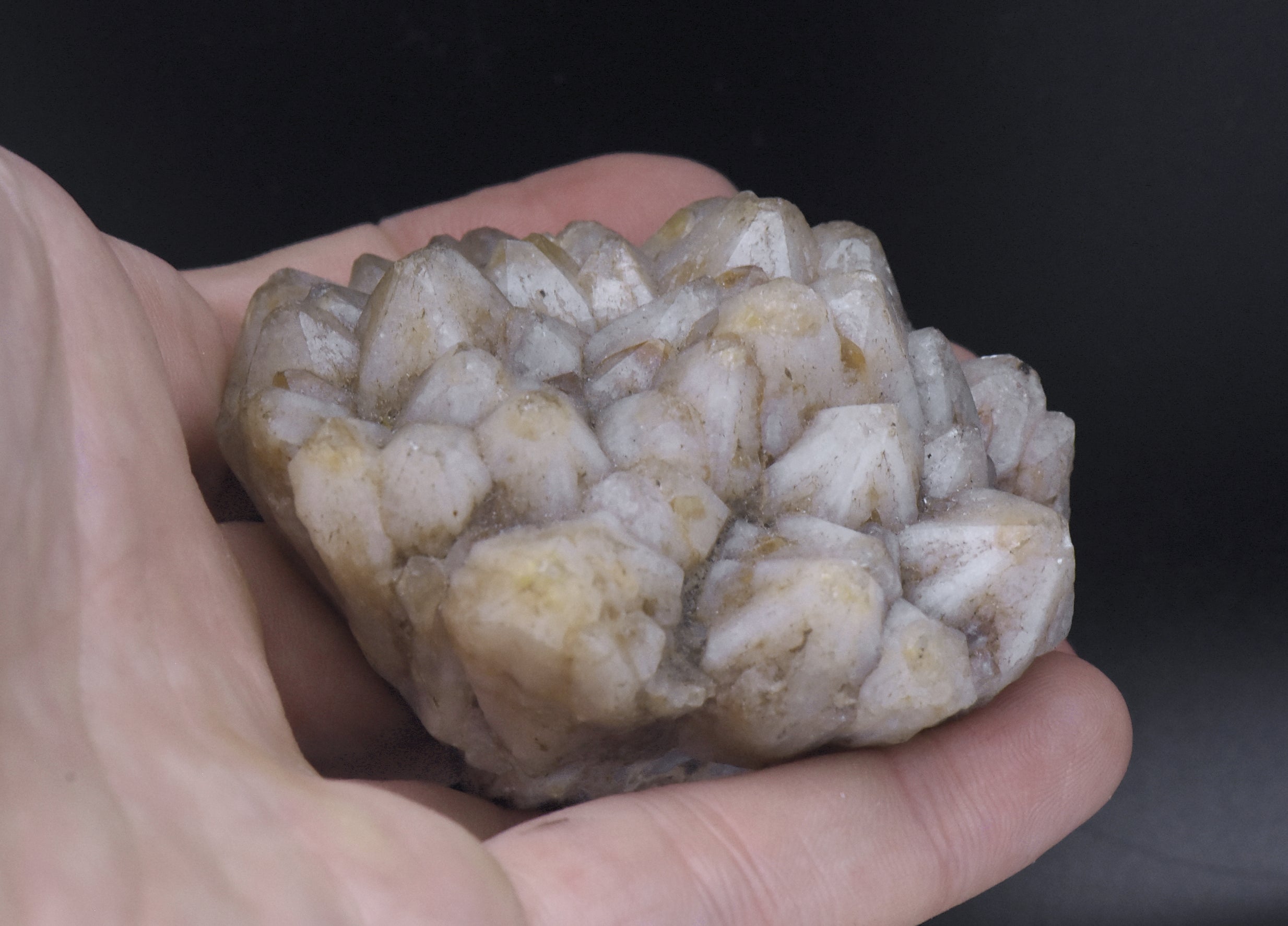 Milky Quartz Crystal Cluster Mineral Specimen - 159g