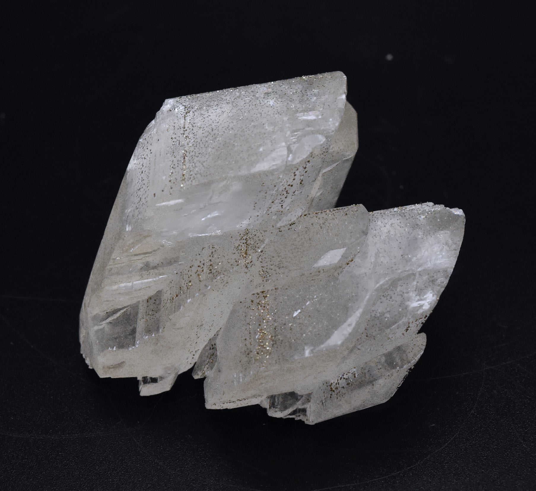 Calcite with Pyrite Crystal Mineral Specimen - China