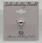 Vintage Sterling Silver Treble Clef Charm Bead