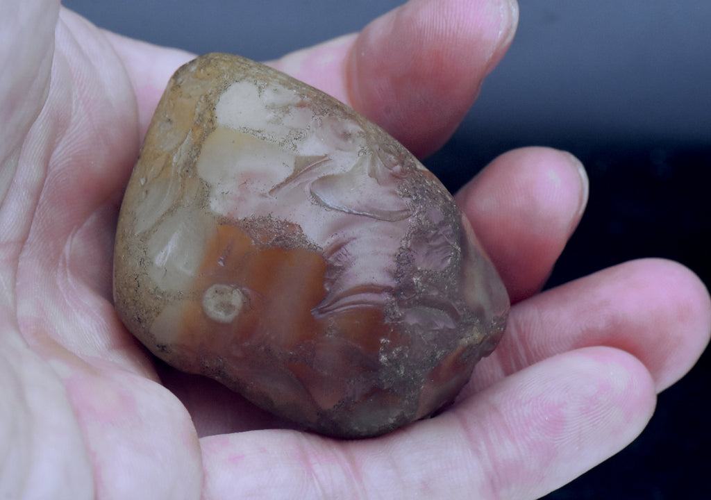 Carnelian Chunk Mineral Specimen - 87g