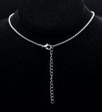 Composite Black Onyx Pendant Chain Necklace