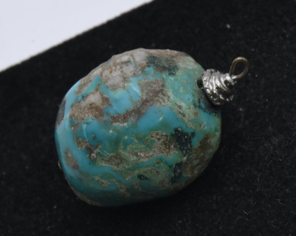 Tumbled Chrysocolla Pendant