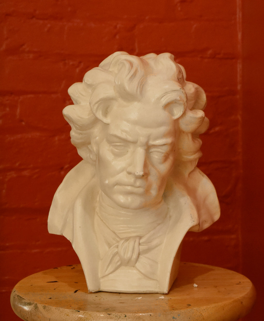 Vintage Plaster Bust of Composer