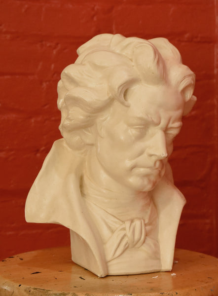 Vintage Plaster Bust of Composer