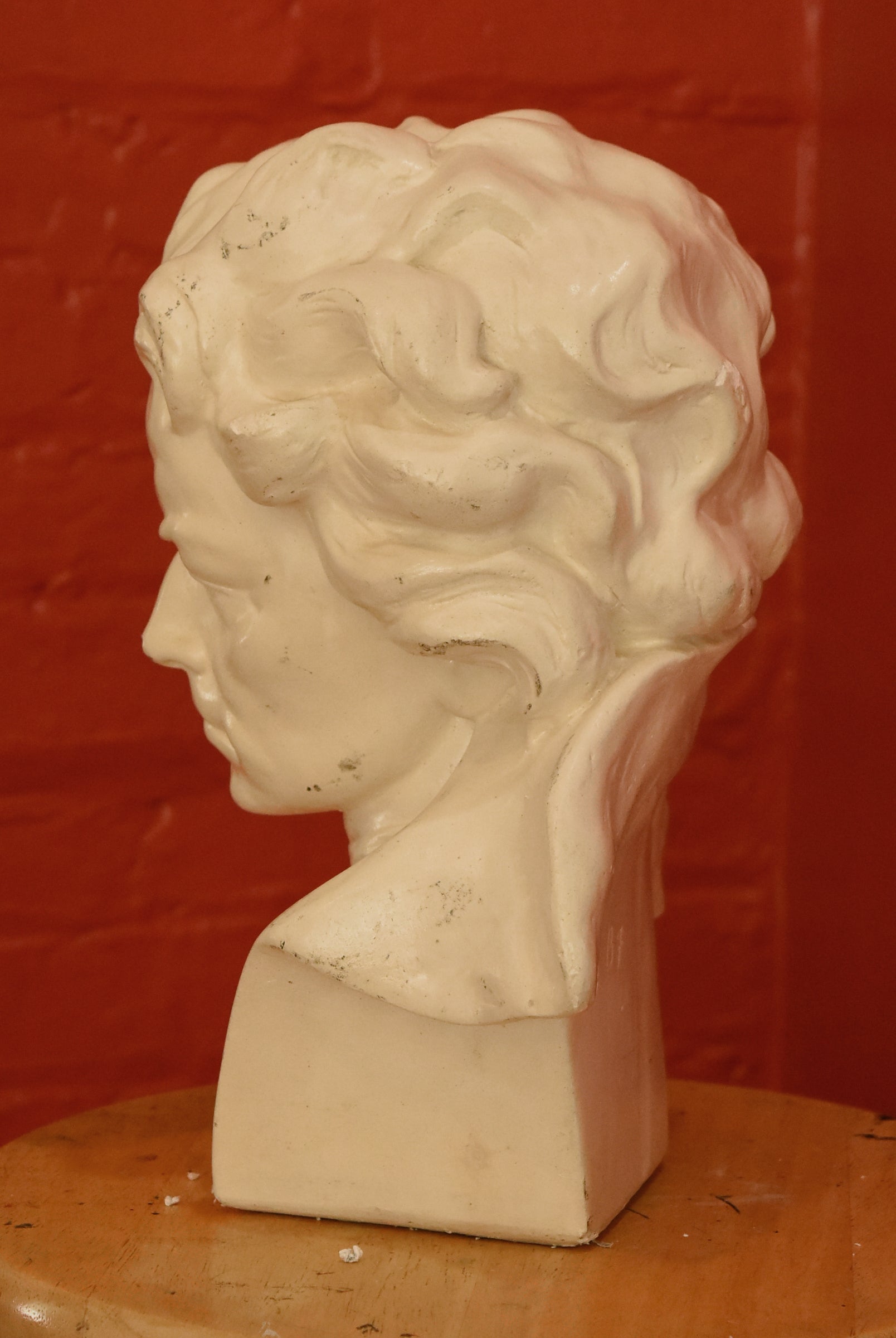 Vintage Plaster Bust of Composer