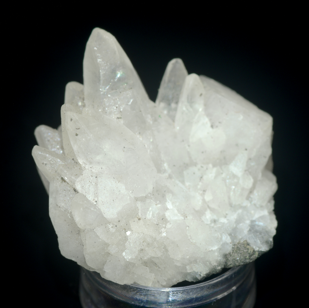 Small Prehnite and Calcite Crystal Cluster Mineral Specimens