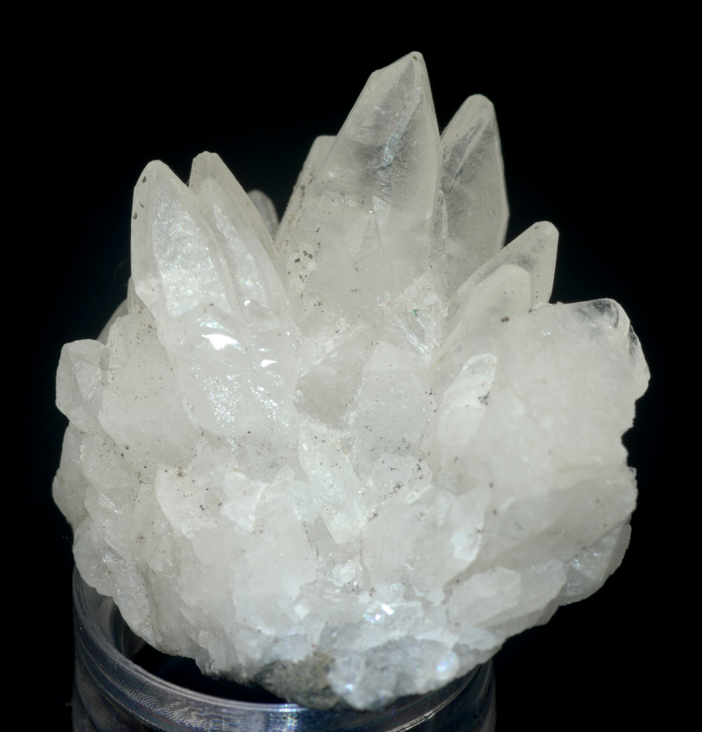 Small Prehnite and Calcite Crystal Cluster Mineral Specimens