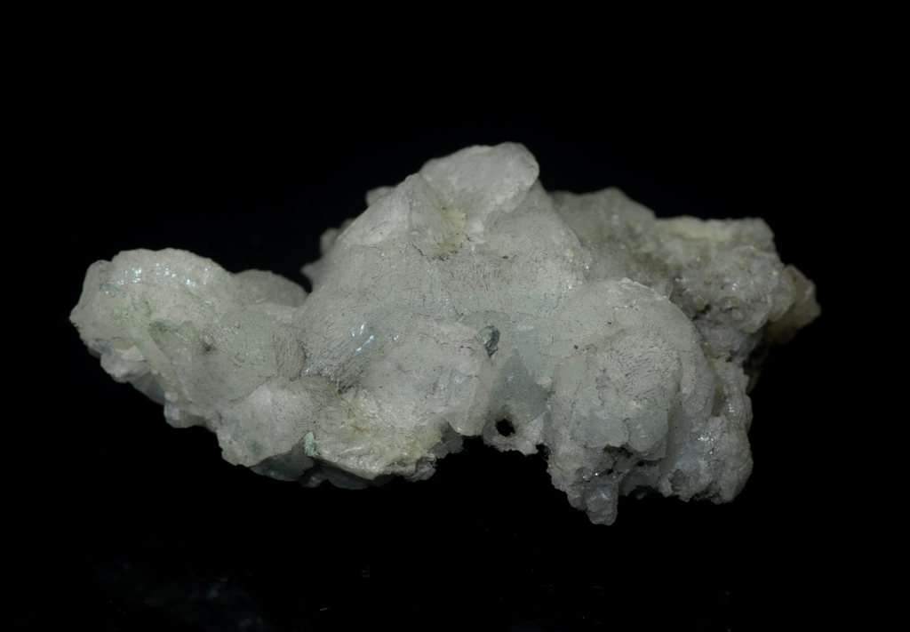 Small Prehnite and Calcite Crystal Cluster Mineral Specimens