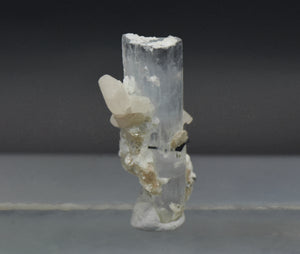 Aquamarine Crystal with Mica Mineral Specimen