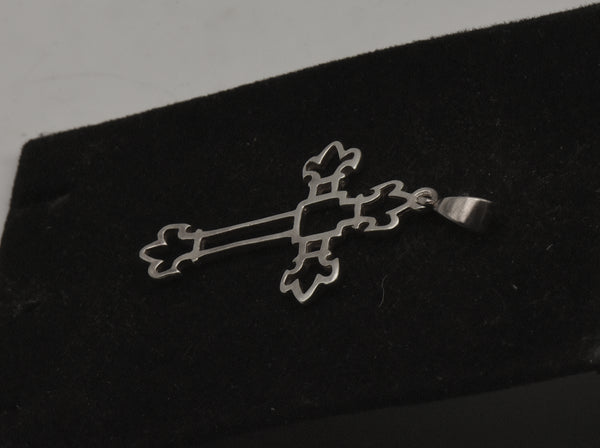 Vintage Sterling Silver Cross Pendant