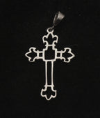 Vintage Sterling Silver Cross Pendant