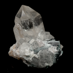 Quartz with Black Tourmaline Crystals Mineral Specimen - Afghanistan