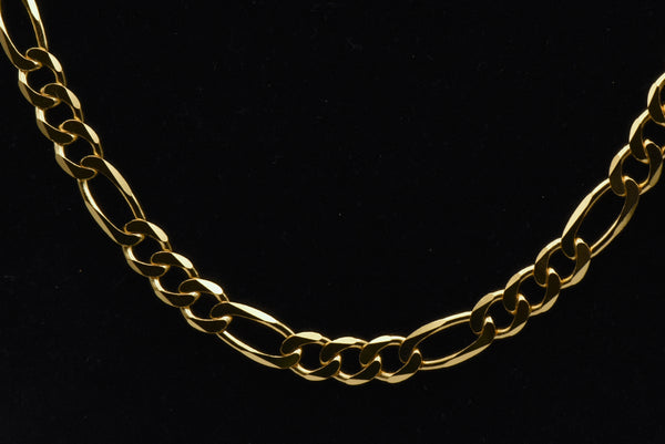 Milor - Vintage Vermeil Figaro Link Chain Necklace - 20"