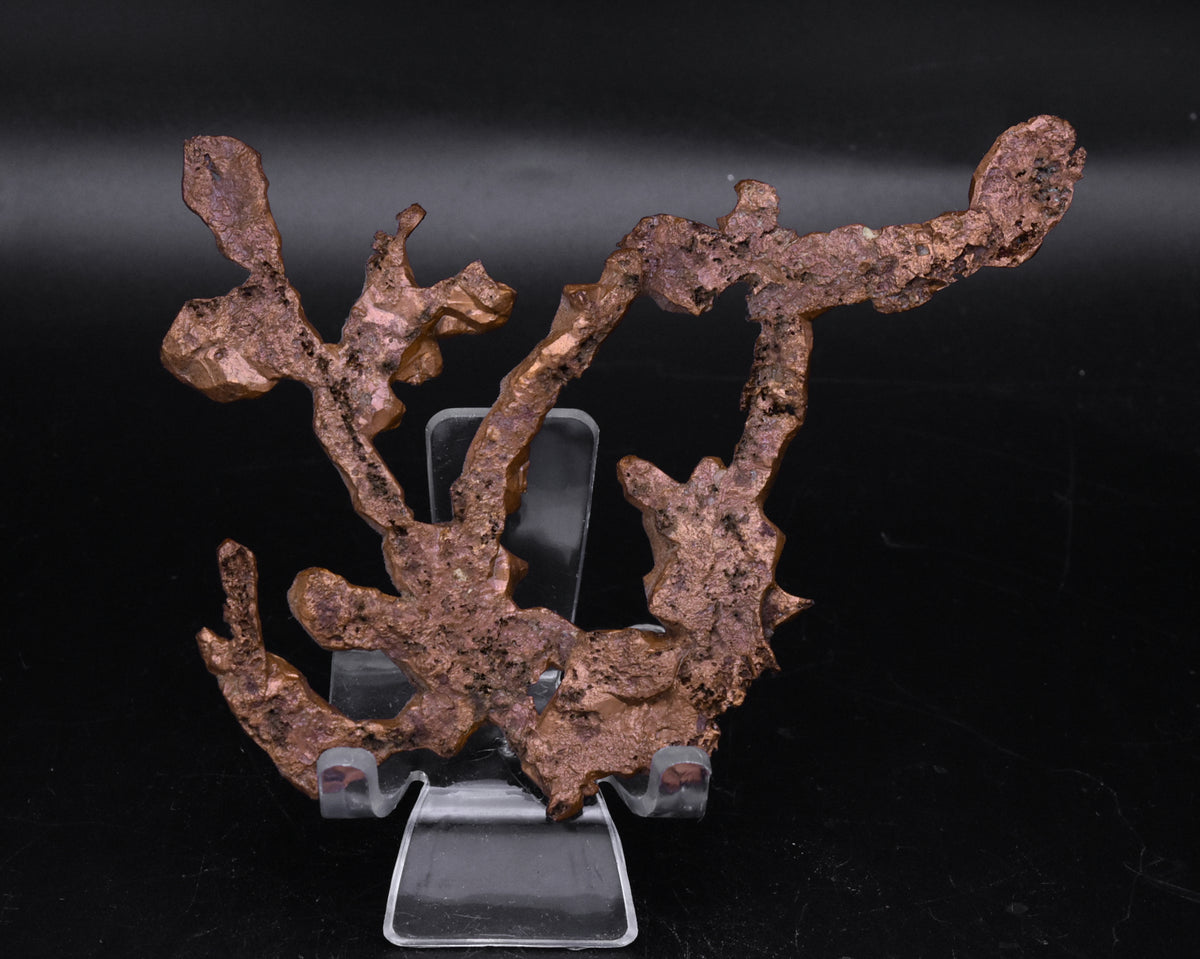 Branching Native Copper Mineral Specimen