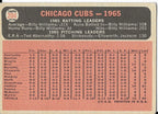 Topps - 1966 Chicago Cubs Team Trading Card