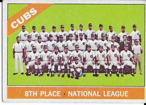 Topps - 1966 Chicago Cubs Team Trading Card