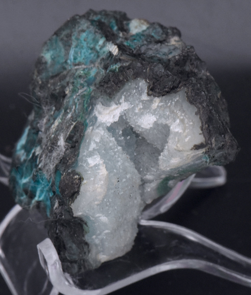 Chrysocolla with Quartz Mineral Specimen - Arizona