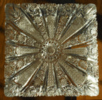 Antique Bohemian Cut Crystal Tray