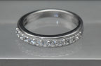 Vintage Sterling Silver Cubic Zirconia Ring - Size 7