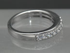 Vintage Sterling Silver Cubic Zirconia Ring - Size 7