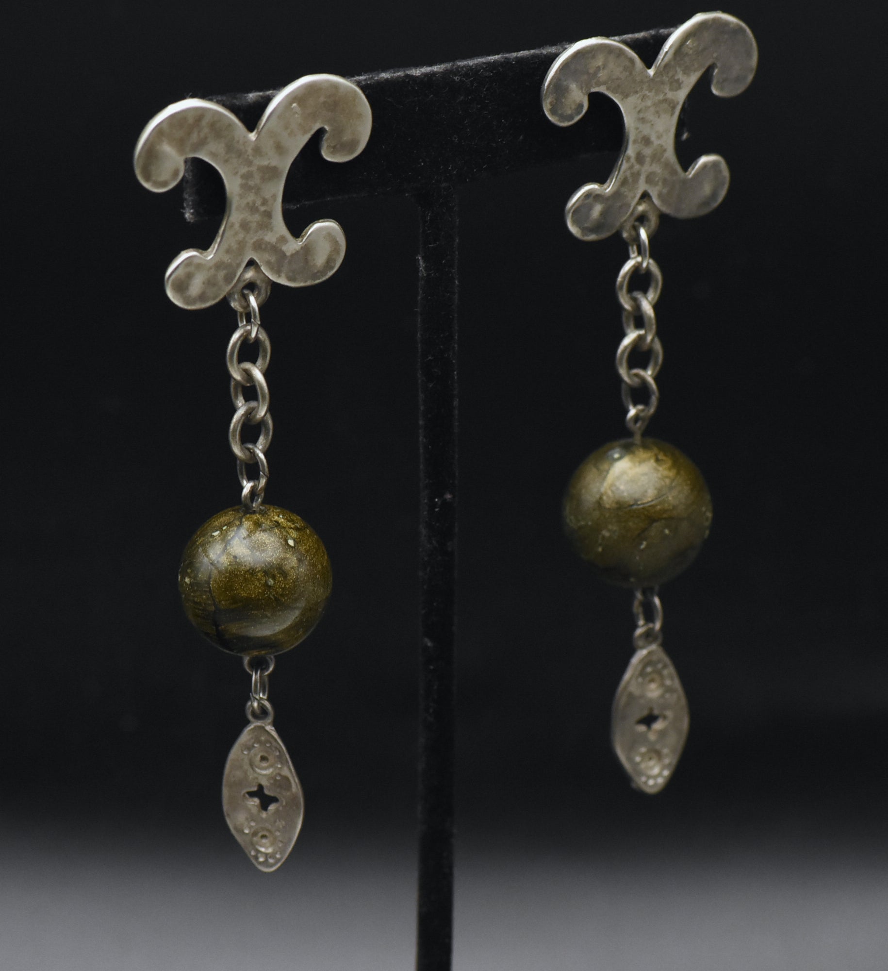 Vintage Handmade Dangle Earrings