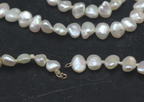 BROKEN Vintage Freshwater Pearls Single Strand Necklace - 32"
