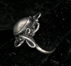 Vintage Handmade Scandinavian Modern Sterling Silver Ring - Size 8