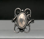 Vintage Handmade Scandinavian Modern Sterling Silver Ring - Size 8