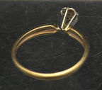 Vintage 10k Gold with Diamonds Ring - Size 6
