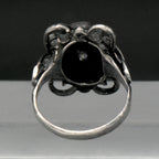 Vintage Handmade Scandinavian Modern Sterling Silver Ring - Size 8