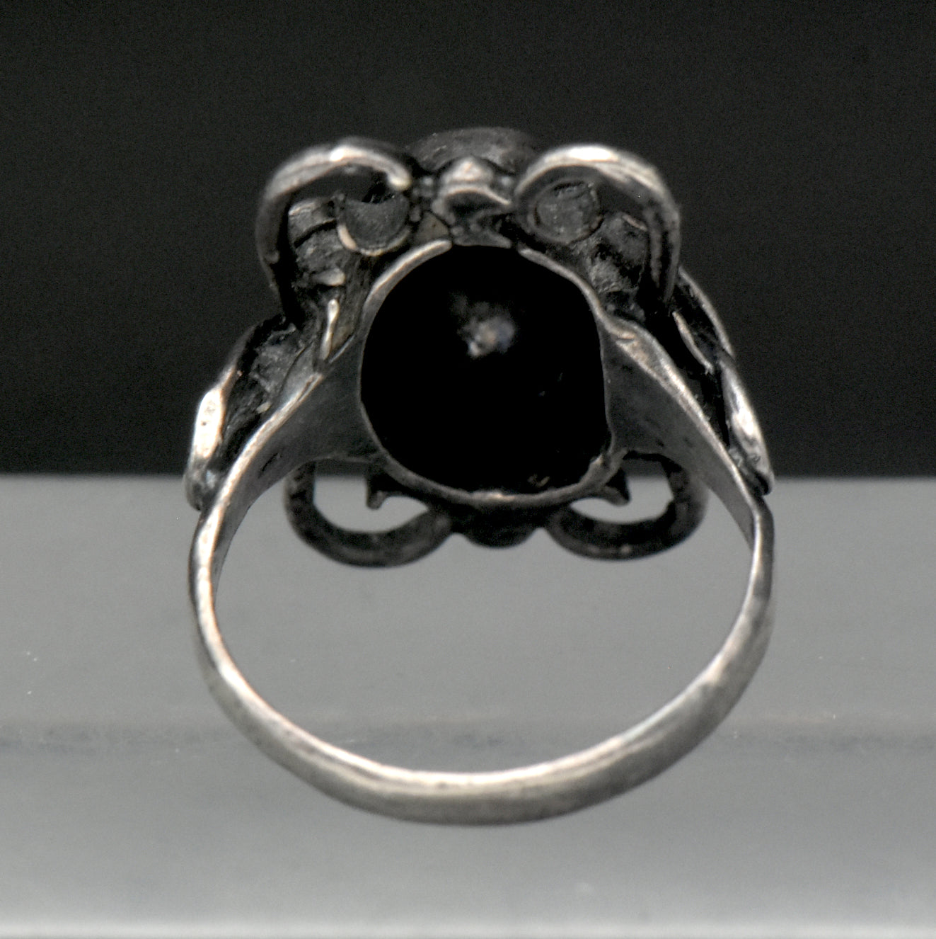 Vintage Handmade Scandinavian Modern Sterling Silver Ring - Size 8
