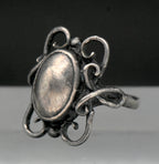 Vintage Handmade Scandinavian Modern Sterling Silver Ring - Size 8