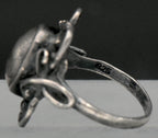Vintage Handmade Scandinavian Modern Sterling Silver Ring - Size 8