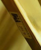 Design Institute America - Vintage Glass and Brass Dolphin Motif Coffee Table